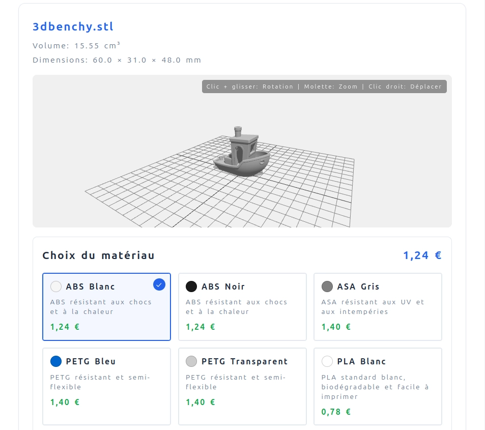 3D Assistant — 3D Print Quote Service
